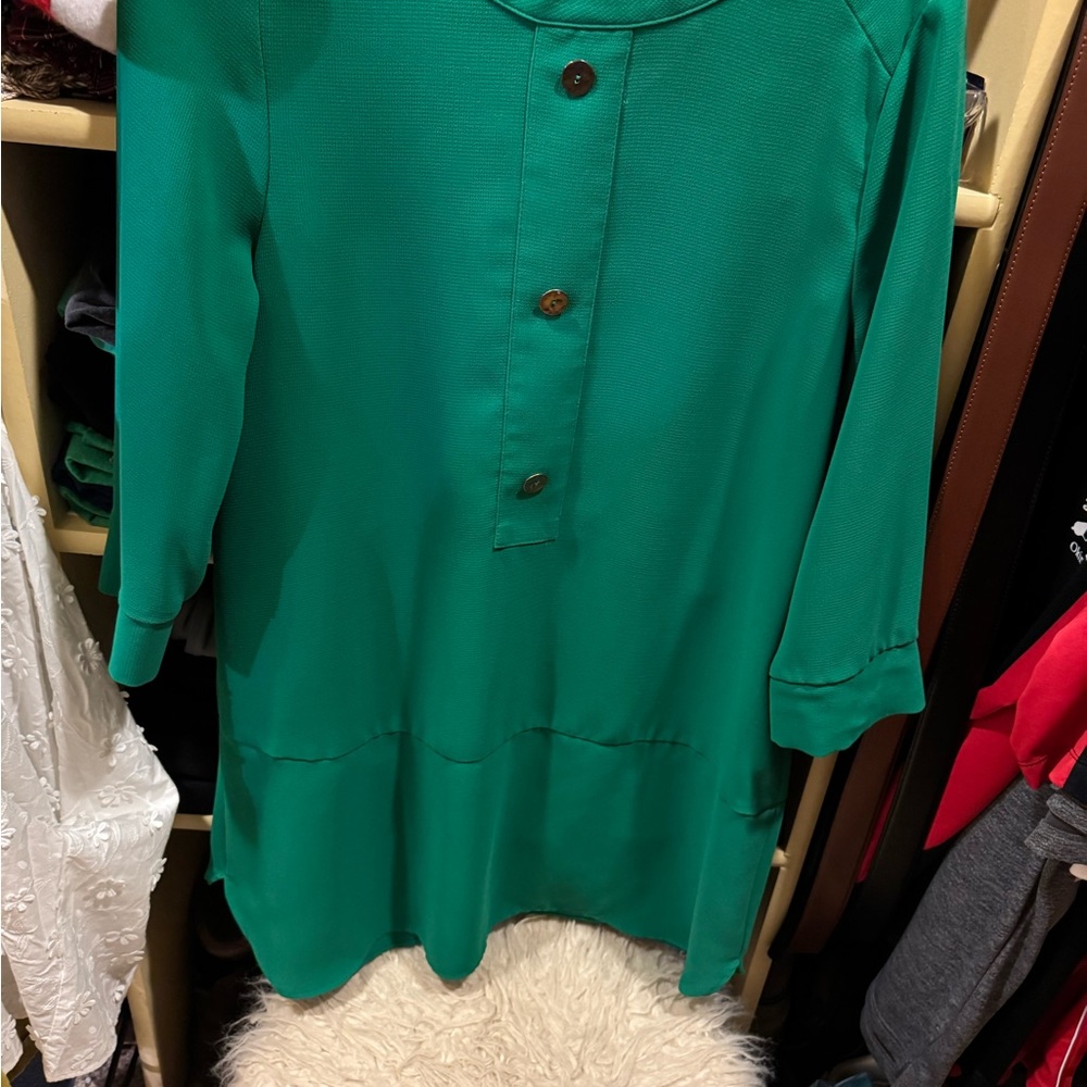 Zara Vibrant Green dress
